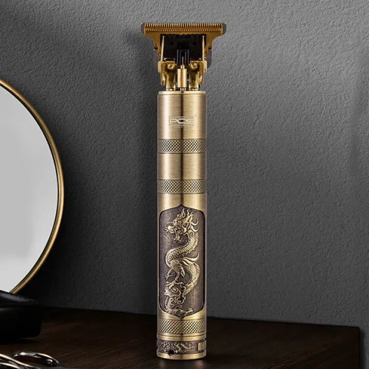 Metal Body Vintage T9 Hair Trimmer for Men – Professional USB Rechargeable Beard & Hair Cutting Machine | Precision Shaver with Powerful Motor