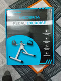 Folding Pedal Exerciser, Mini Exercise Bike Under Desk Bike Foot Pedal Exerciser, Foot Hand Cycle Portable Peddler Machine Bicycle Exerciser Arm Leg Exerciser while Sitting
